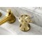 Kingston Brass KS4467RX Widespread Bathroom Faucet with Brass Pop-Up, Brushed Brass KS4467RX - alternate 5